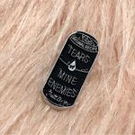 Hot Topic Tears of Mine Enemies Tall Boy Drink Pin Photo 1