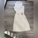 Prologue Women’s  sleeveles belted dress  white small Photo 2