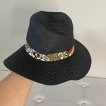 Ed Hardy  Love Kills Slowly Tattoo Skull Black Straw Style Beach Hat Photo 1