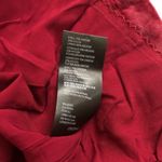 Anthropologie  Connie Velvet Mini Skirt Raspberry Red Cherry Red NEW Photo 5