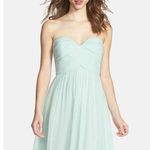 Donna Morgan  Silk Bridesmaid Sweetheart Strapless Dress Size 2 Photo 0