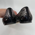 Jimmy Choo Romy Ballet Flats Point Toe Sequin Black Silver Photo 70