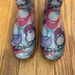 Coach Poppy By  Tall Rain Boots Colorful Abstract Print‎ Women's Size 6 Photo 2