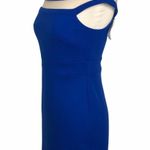 Bailey44 NEW Bailey 44 Royal Blue Tulle Ponte Off The Shoulder Sheath Dress Womens Size M Photo 2