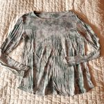American Eagle Soft & Sexy Blue Tie Dye Long Sleeve Tee Size Small Photo 0