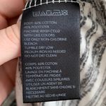 Urban Outfitters  White & Black Striped V-Neck Short Sleeve Shirt Photo 3