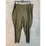 Torrid  Faja Style Leggings 4X Army Green Ruched Rear Athletic Workout Gym Photo 2
