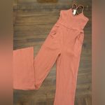 Aerie  Jumpsuit Women’s XS Flare Orange Sleeveless New NWT Photo 0