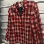 Leslie Fay ‎ Haberdashery Tweed Button Down Suit Jacket Red Photo 9