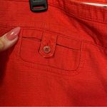 Cartonnier Anthropologie Charlie Crop Flare Pants Hot Orange Casual Mid Rise Orange Size 8 Photo 5