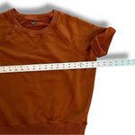 Aerie  Short Sleeve Crew Neck Sweatshirt Rust Orange Size XS Baggy Oversized Photo 8