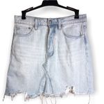 Free People We The Free Going Rouge Denim Skirt Size 26 Photo 4