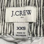 J.Crew White Black Striped Linen Belted Tie High Waist Mini A Photo 3