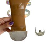 Abound  Women’s Ethan Silver Translucent Heel
Strappy Slide Sandals Size 7.5 Photo 5