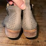 Lucky Brand perforated tan elevated basics 8 ankle booties Photo 3