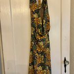 Soul Flower Multicolor Floral Midi Dress Yellow Size undefined Photo 2