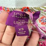 J.Crew x Liberty of London Bright Pink Floral Pink Sleeveless Shoulder Tie Tank Photo 3