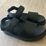 Dr. Martens  Leather Black Strap Sandals Size 9 Photo 0