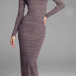 Victoria's Secret Victoria’s Secret Moda International Knit Sweater Maxi Dress Mauve Pink Small Photo 0