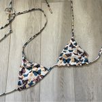 Zazi Swim Butterfly Print Triangle Bikini Top White (XSmall) summer beach Size XS Photo 1
