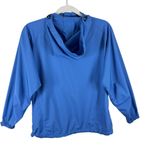 Royal Robbins  Blue Half Zip Hooded Lightweight Packable Windbreaker Jacket Sz SP Photo 1