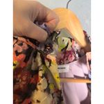 Amanda Uprichard  Vittoria Blouse Colorful Blouse Short Sleeve Size Large Photo 10