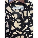 Chico's  TRAVELERS Pebblestone Sydney Tunic Shirt Dress Black/Ecru Sz‎ 2-L/12 Photo 3