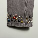 Acne Studios  Embellished Ankle Studded Jeans Gray Denim Size 36/US Women’s 4 Photo 2
