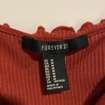Forever 21 Burnt Orange Off-Shoulder Long Sleeve Top Photo 2