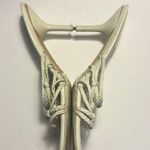 Gucci  vintage braided strappy heel size 5B **needs heel posts Photo 8