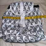 Adidas Black and White Geometric mini Backpack Photo 11
