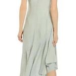 WAYF Clayton Asymmetrical Slip Dress Light Blue size M NWT Photo 1