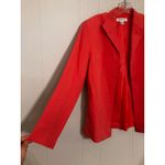 Coldwater Creek  Pink Silk‎ Linen Blend Blazer Jacket Women’s Small Career Office Photo 2