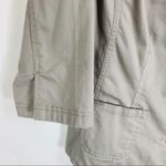 J Jill Khaki Green Jacket Blazer 8P Cotton Lady Jacket Photo 8