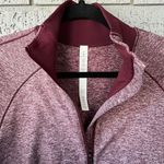 Lululemon  Half Zip Pullover Heathered Garnet Size 8 Photo 7
