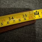 DOCKERS Brown Leather Belt Tooled Floral Silver Tone Buckle Studded Sz M‎ Navajo Size M Photo 5