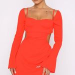 White Fox Boutique White Fox Please Hold Long Sleeve Mini Dress Photo 3