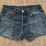Levi's  Premium 501 Original Women's Denim Cut Off Shorts size 30 Photo 0