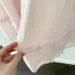 She Made Me Liv Crochet Tiered Mini Babydoll Dress in Petal Photo 11