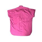 Max Mara  Fuchsia/Pink Poplin Oversized Women size Medium Blouse Made in Italy Photo 5