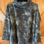 Zenana Outfitters Charcoal Tie Dye Cowl Neck Size Small Sweater (4937) Photo 0