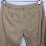 Anthropologie  Elevenses Khaki‎ Button Front Belted Crop Pant Size 4 Petite Photo 5