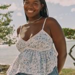 Hollister easy lace trim babydoll top Photo 0