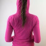 Lululemon  Pink Half Zip Luon Pullover Sweater Jacket With Ponytail Hole Photo 8