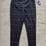 NWT Alexander Jordan Tummy Control Leggings Multicolored Plaid Size Large Photo 0