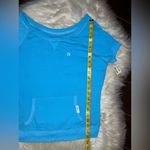 Aeropostale  turquoise off the shoulder T shirt sz large Photo 5