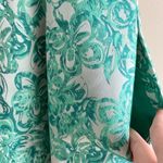 Yoana Baraschi  Fit‎ & Flare Jacquard Cocktail Dress in Green Florals, Size 2 Photo 10