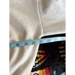 Forever 21  Cream/Hot Pink Crop 1/4‎ Zip Sweatshirt Size M Long Sleeve Collar Photo 4