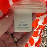 Boden Floral Tank Top with Red and Blue Accents size 6 Photo 4