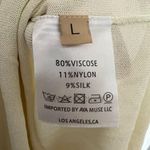 Aya Muse Marmo Dress in Buttercream Size L Photo 8